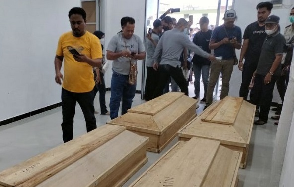 Empat Jenazah Korban Pembantaian KKB Papua Tiba di RS Polda Papua Barat
