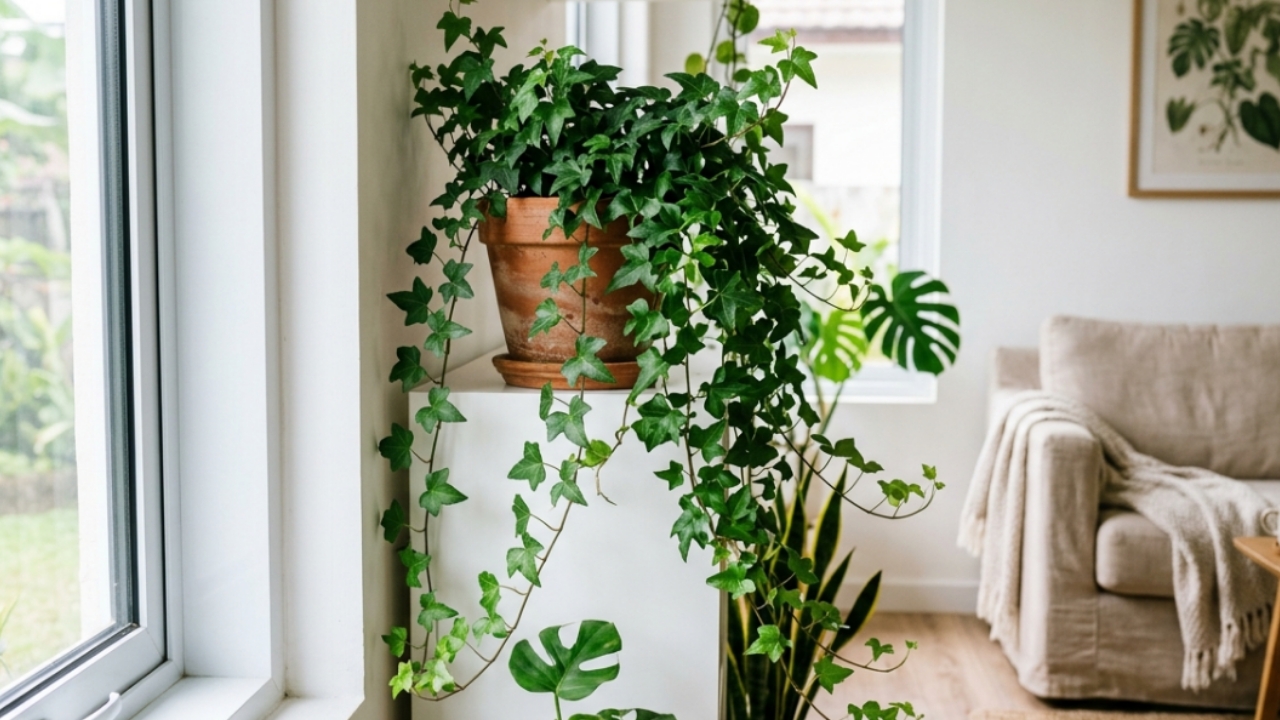 English Ivy: Tanaman Rambat Estetis untuk Dekorasi dan Kualitas Udara Rumah Yang Lebih Sehat