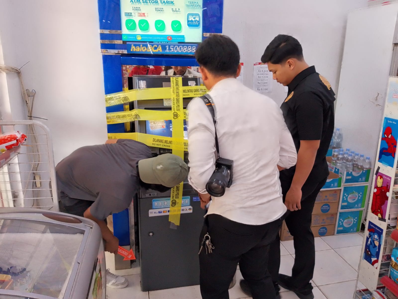 Penangkapan Pelaku Ganjal ATM di Tasikmalaya: Polisi Lakukan Olah TKP, Temukan Tusuk Gigi