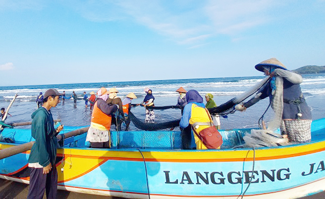 Pasca Hiu Terdampar di Pangandaran, Sekali Tebar Jaring, Nelayan Dapat 80 Kilo Ikan