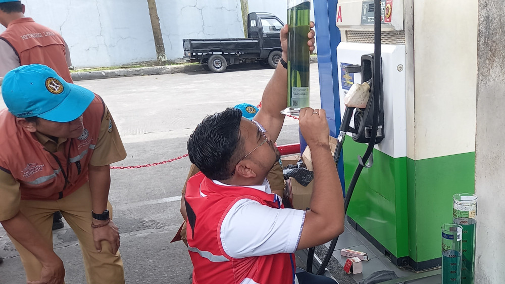 Pertamina Tutup Sementara Mesin SPBU Khusus Motor di Jalan Perintis Tasikmalaya karena Tercampur Air