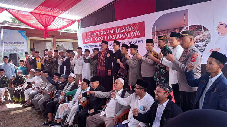 Jaga Keharmonisan dalam Persaudaraan, Ulama dan Tokoh Kota Tasikmalaya Bersilaturahmi di Mangkubumi