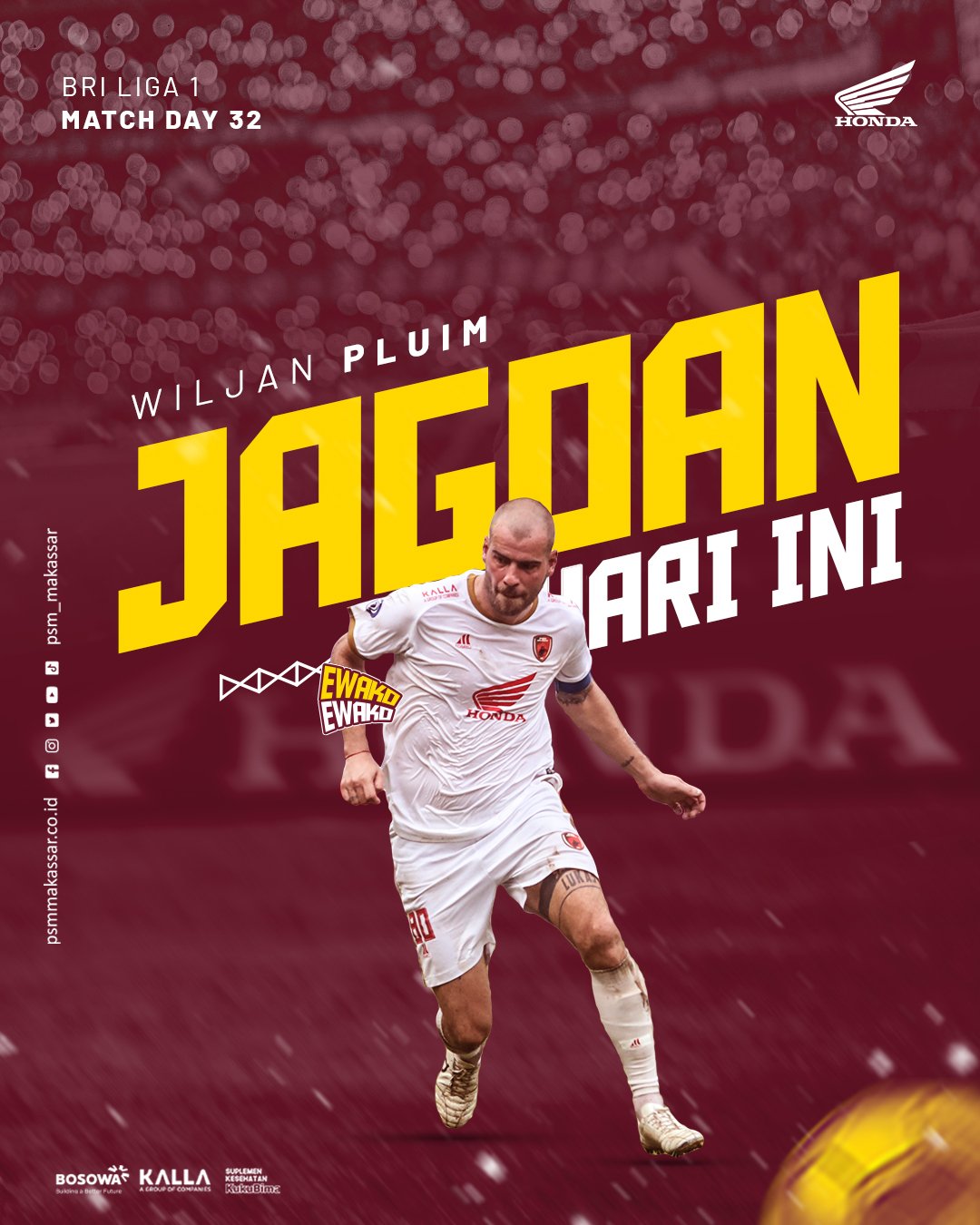 Dahsyat, Catatan Gol dan Assist Wiljan Pluim Membawa PSM Makassar Juara Liga 1 2022/2023 