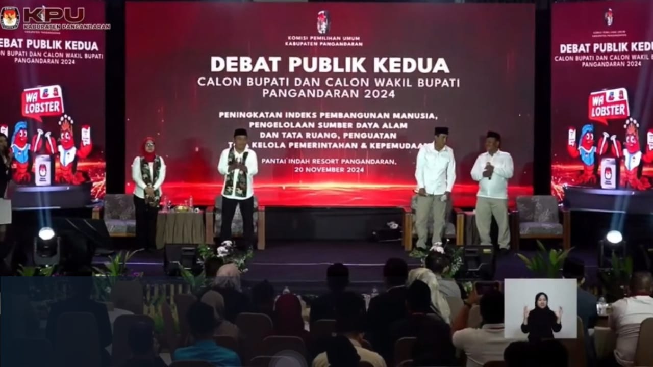 KAPUCINO vs HUDANG, Debat Kedua Cabup Pangandaran : Panggung Pertarungan Visi dan Misi yang Mengguncang