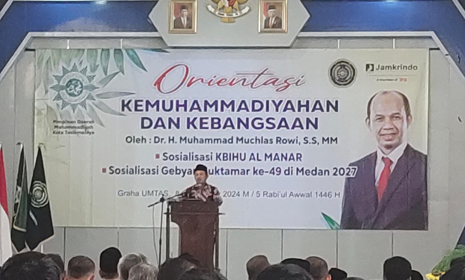 Muchlas Rowi Ajak Warga Muhammadiyah Kota Tasikmalaya Teladani KH Ahmad Dahlan