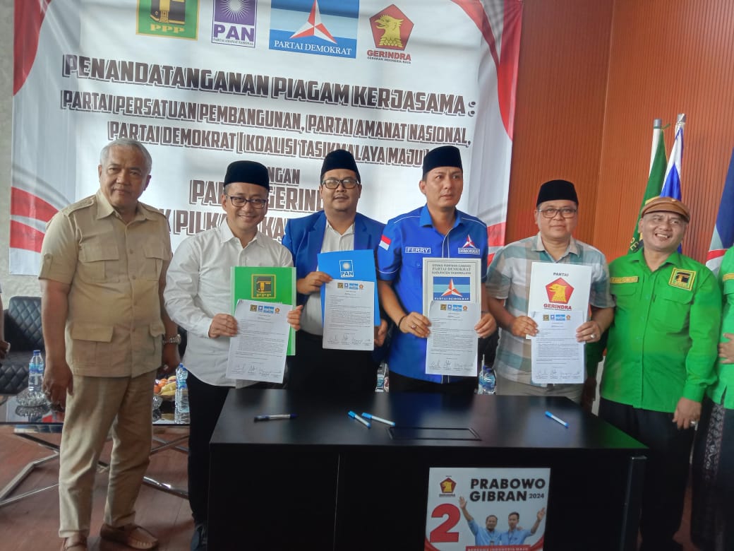 Deal! PPP, PAN, Demokrat dan Gerindra Usung CNY Jadi Calon Bupati untuk Pilkada 2024 Kabupaten Tasikmalaya