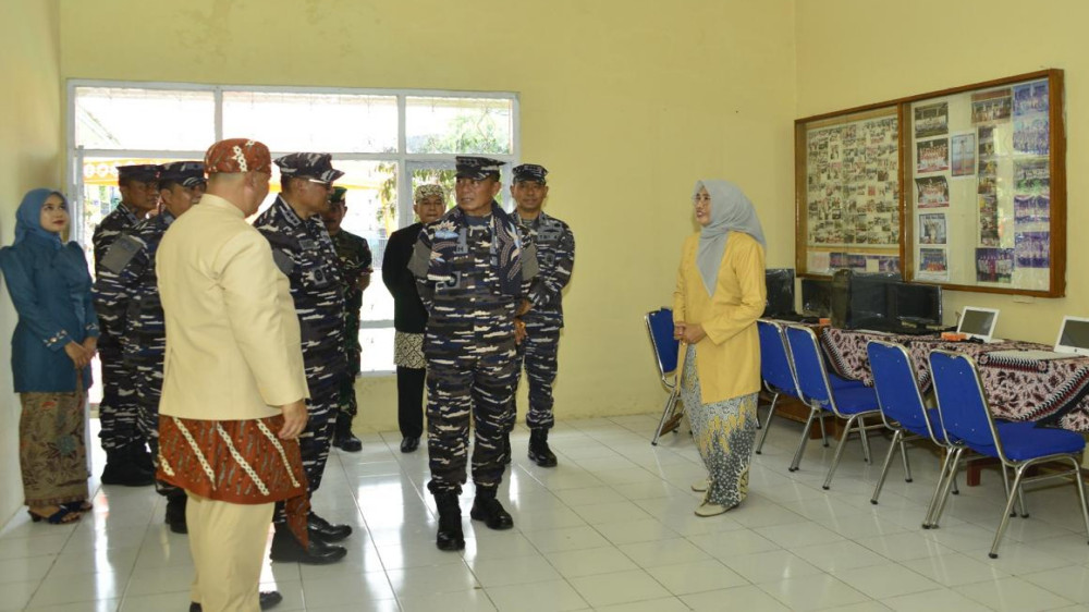 Sentuhan TNI AL Ubah Wajah SDN Panglayungan Tasikmalaya Jadi Sekolah Inspiratif