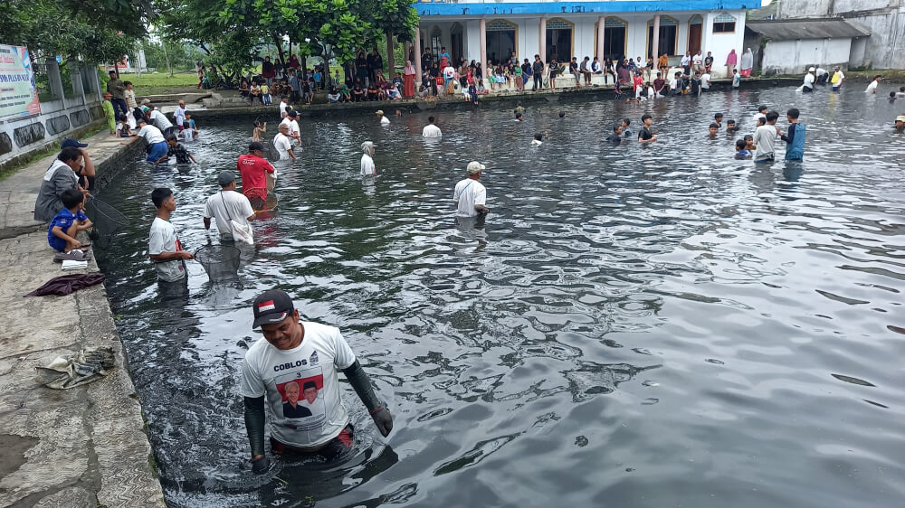 Hari Terakhir Masa Kampanye, Pendukung Ganjar-Mahfud di Tasikmalaya Ngubyak Balong