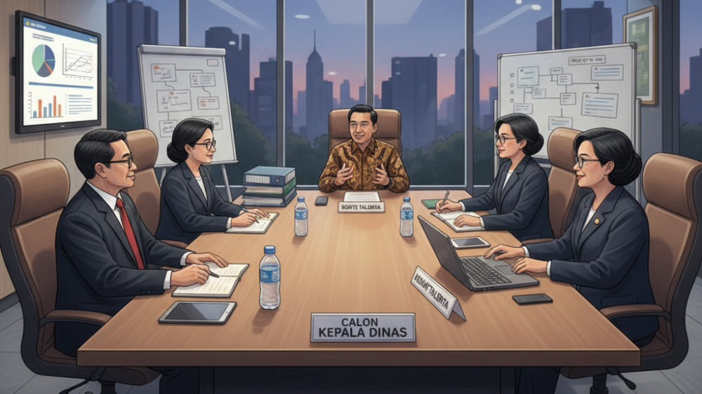 Bacalon Kepala OPD yang Kosong di Kota Tasikmalaya Mulai Diwawancara, Perdalam Penilaian, ini Daftar Namanya