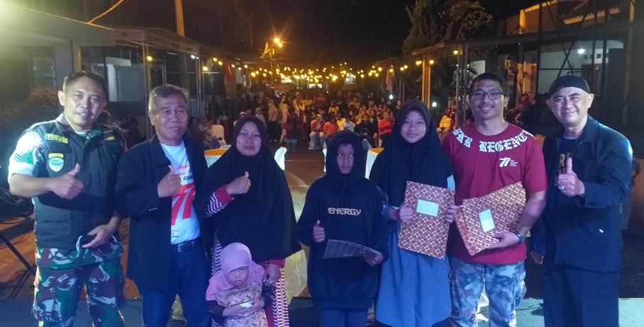 Lurah Kahuripan Kota Tasik Nikmati Bazar Makanan Gratis di Perum BKR Regency