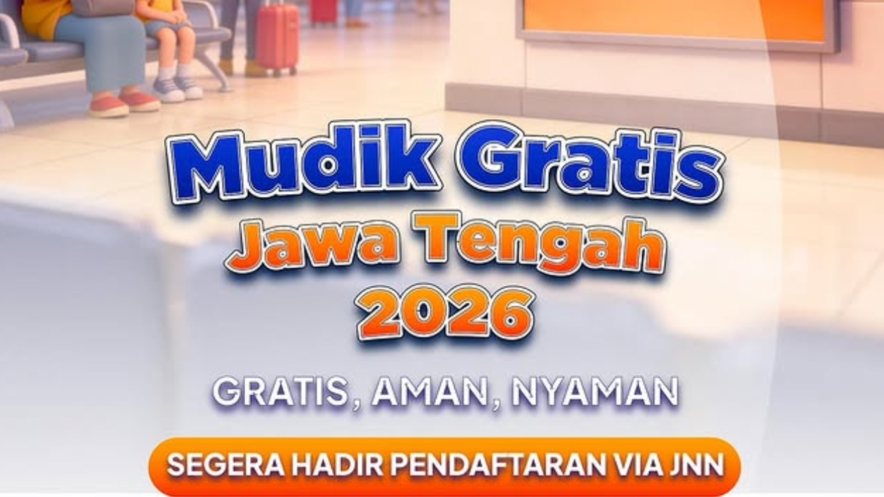 Dibuka Hari Ini, Begini Cara Daftar Mudik Gratis Pemprov Jateng 2026 Lewat Aplikasi JNN