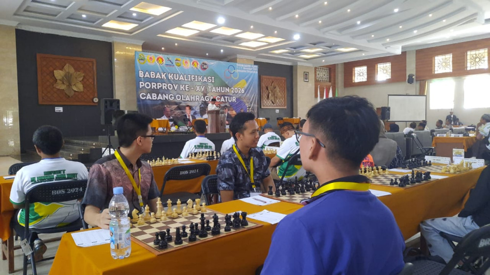 Tasikmalaya Jadi Tuan Rumah Babak Kualifikasi Catur Porprov Jabar 2026, 500 Atlet Siap Adu Strategi