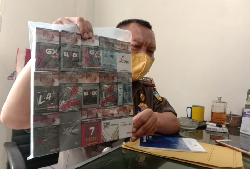 Tim Gabungan Sita 10 Ribu Batang Rokok Tanpa Pita Cukai di Tasikmalaya