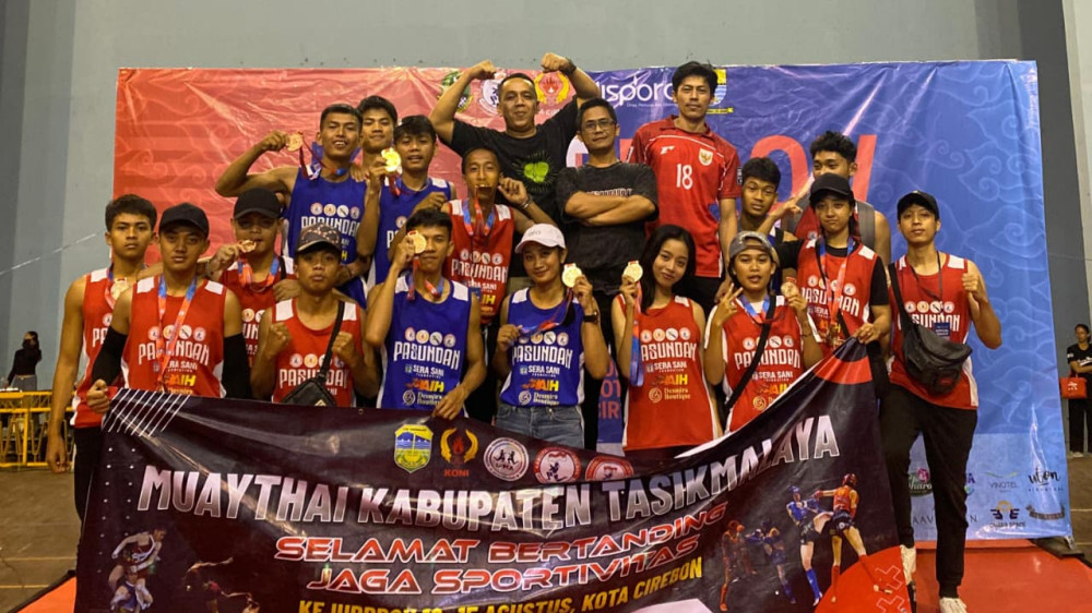 Raih 14 Medali di Kejurprov, Muaythai Tasikmalaya Siap Tempur di Porprov Jabar 2026