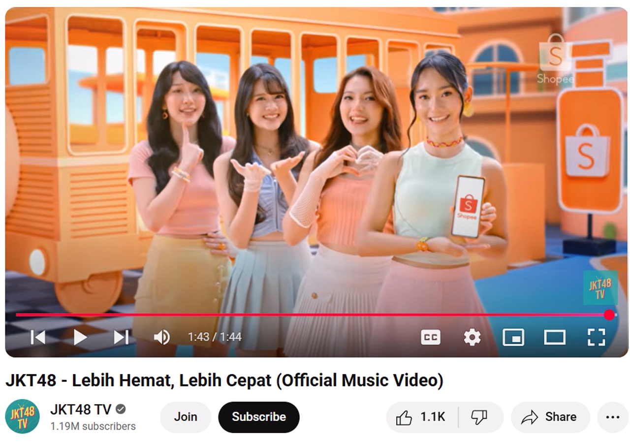 Fans Heboh! Shopee x JKT48 Tampilkan MV yang Penuh Warna dan Energi, Tonton Sekarang!