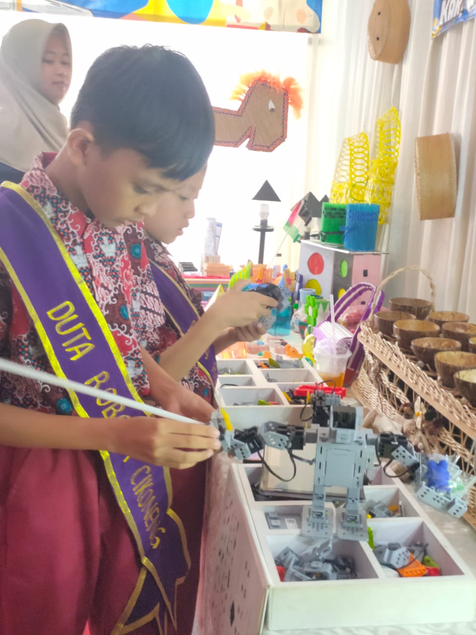 KEREN!!! Expo Pendidikan Kabupaten Ciamis Pajang Robotik Kreativitas Karya Siswa SD