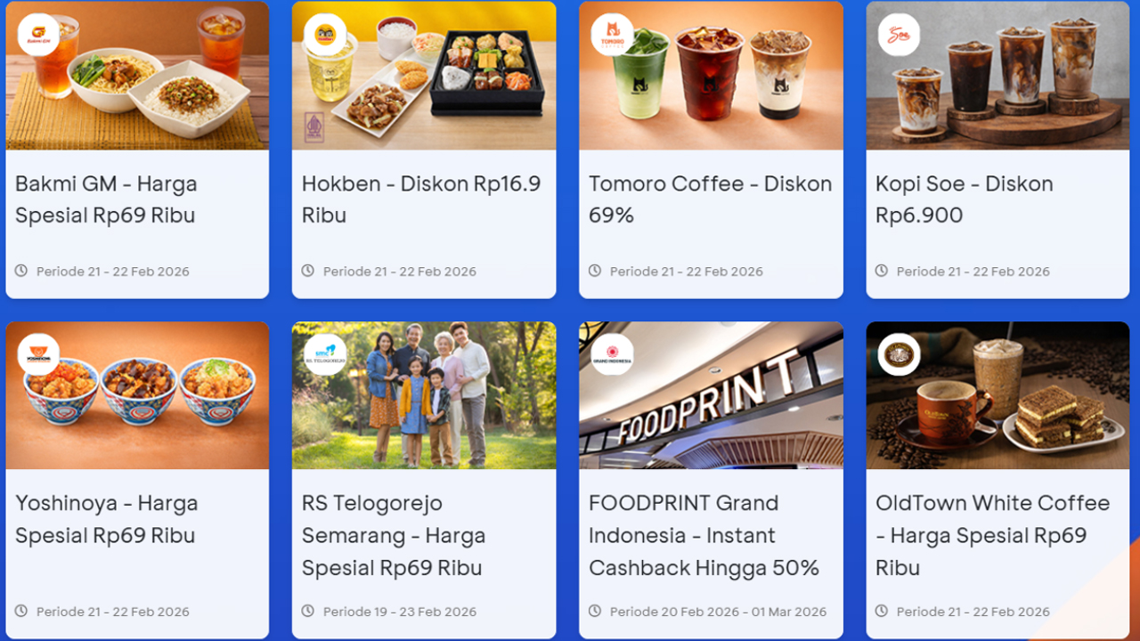 Daftar Promo Makanan HUT BCA 69 Februari 2026, Silakan Cek di Sini!