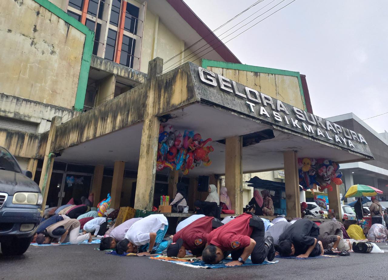 Ribuan Jemaah Muhammadiyah Kota Tasikmalaya Salat Idul Adha di Gor Sukapura Dadaha