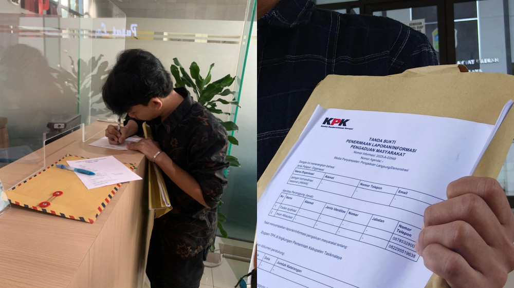 Bupati Tasikmalaya Dilaporkan ke KPK, Kebijakan Cut Off Diduga Jadi Alat Korupsi dan Pemerasan