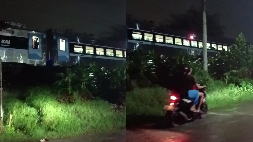 Warga Tanjungpura Karawang Panik saat Kereta Anjlok, Diduga Akibat Gempa