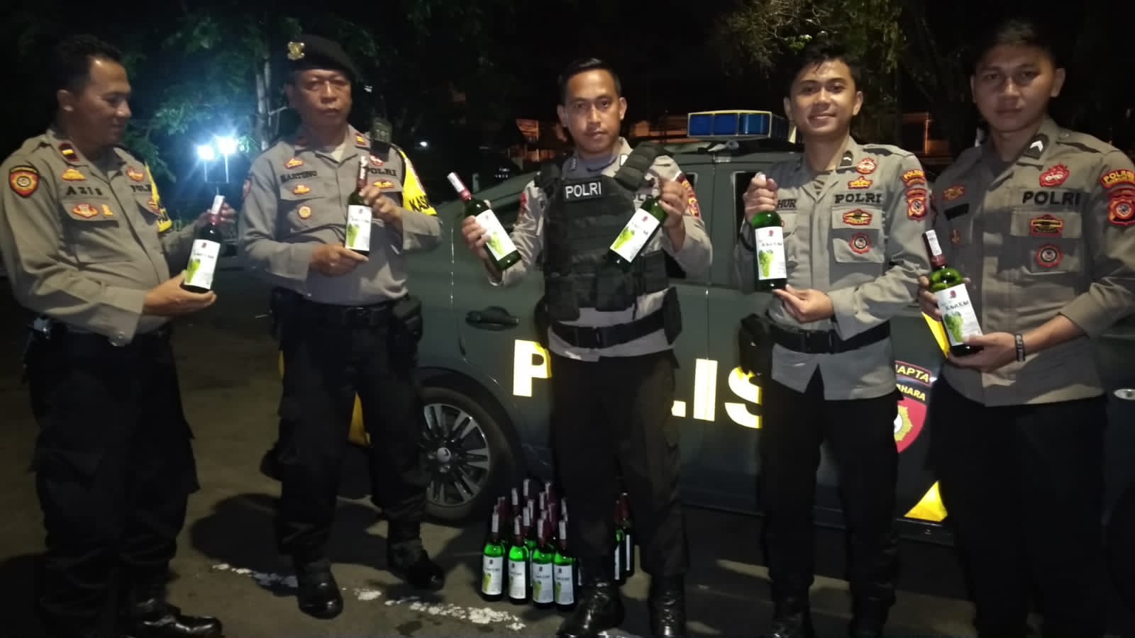 Jelang Pemilu 2024, Polisi Terus Gencarkan Razia Minuman Keras di Kota Tasikmalaya, Hasilnya?