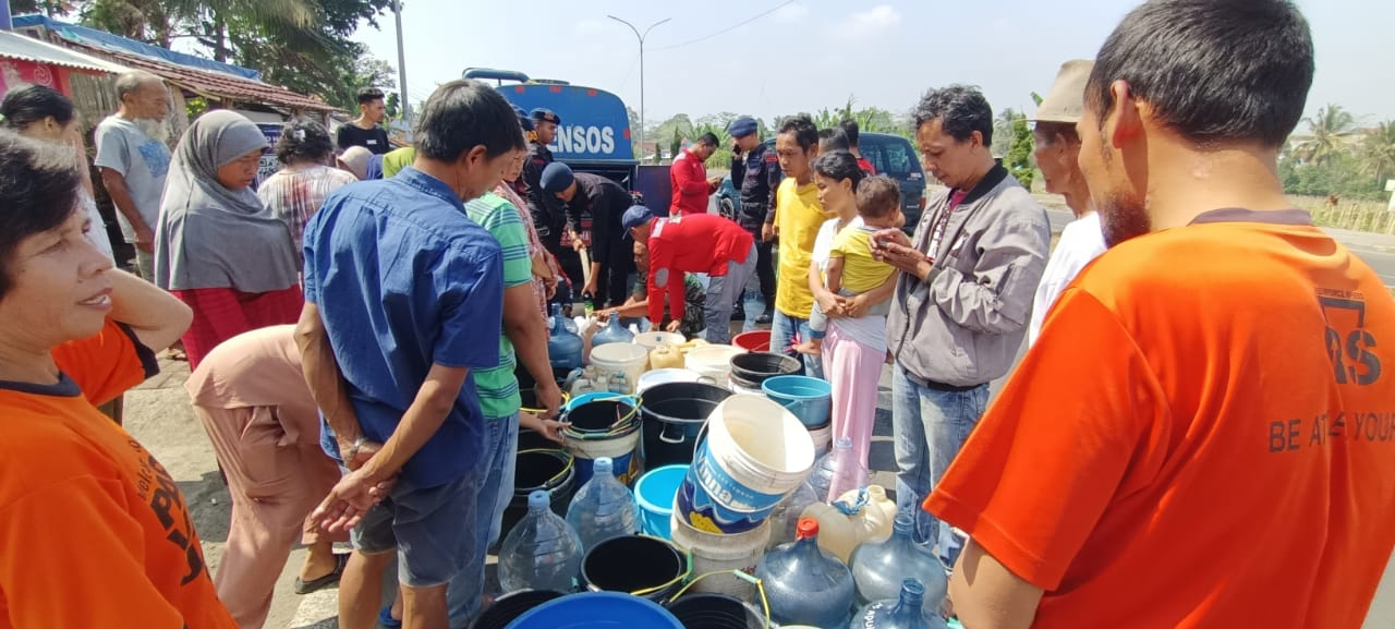 Masyarakat Kabupaten Tasikmalaya Masih Dilanda Kekurangan Air Bersih, 138.000 liter Sudah Disalurkan