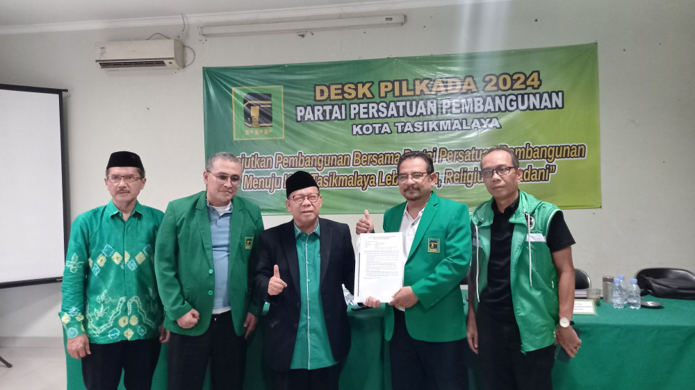 Pilkada 2024 Kota Tasikmalaya, Abdul Holik Pertama Kembalikan Formulir Penjaringan PPP, Kandidat Lain Kapan?