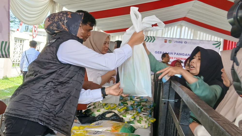 Harga Sembako Melonjak, Polres Tasikmalaya Hadirkan Pasar Murah untuk Ringankan Beban Warga