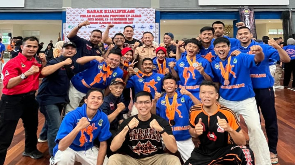 Tarung Derajat Kota Tasikmalaya Moncer di BK Porprov, 14 Atlet Amankan Tiket Porda 2026