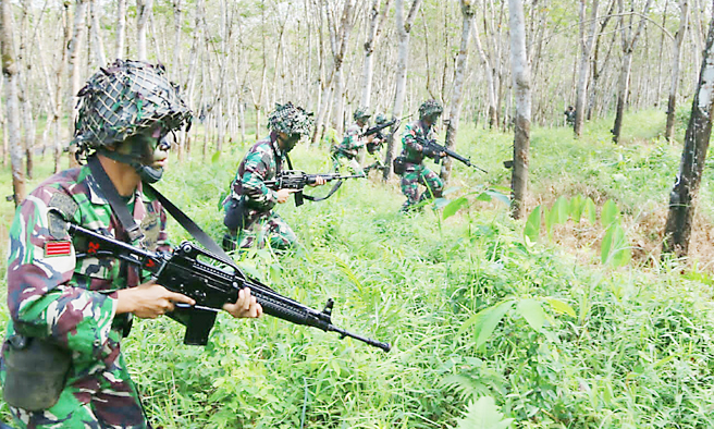 Jaga Kesiapan Tempur, Raider 323/BP Latihan Taktis