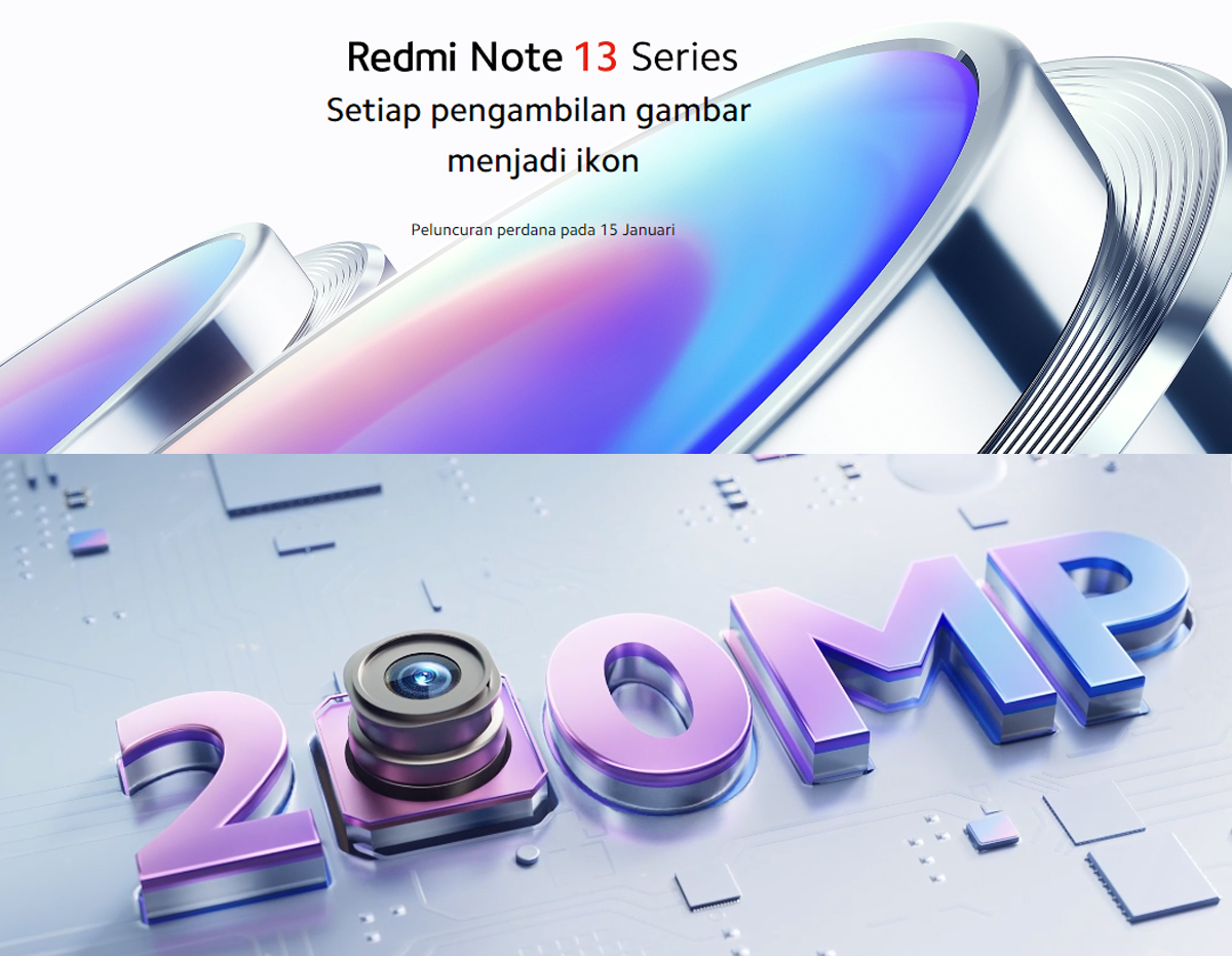 Jadwal Perilisan Redmi Note 13 dengan Kamera 200 MP Ultra Jernih Harga 3 Jutaan