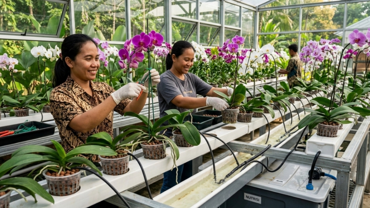 Perawatan Anggrek Dengan Sistem Hidroponik di Rumah, Yang Bisa Dilakukan Oleh Pemula 