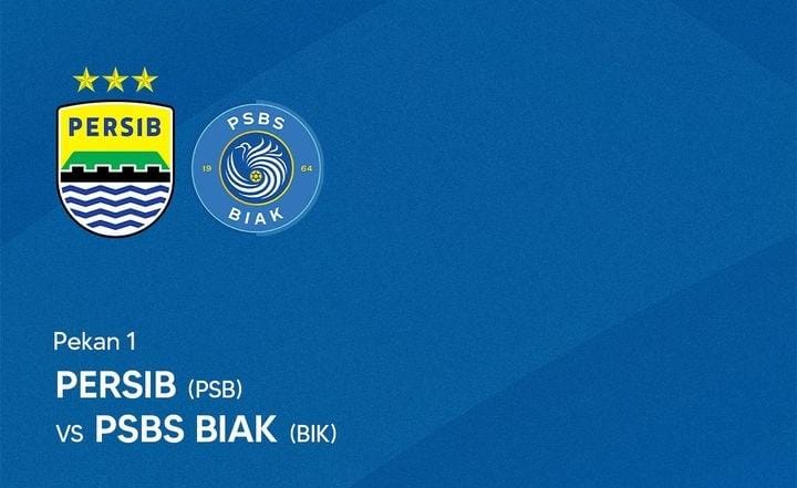 Turunkan 3 Pemain Baru, Persib Unggul 1-0 Atas PSBS Biak di Babak Pertama, David da Silva Catat Gol Perdana