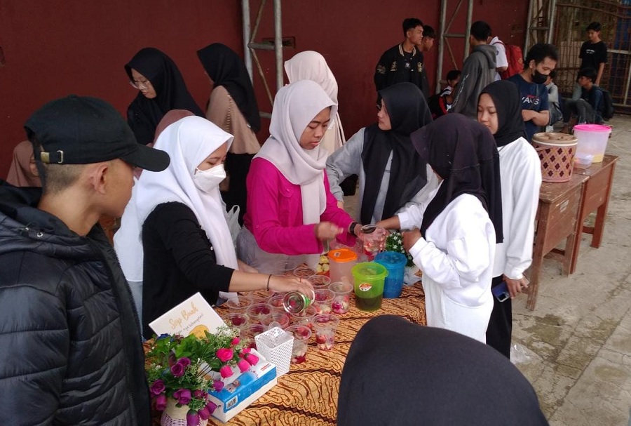 Keren, Pelajar SMAN 3 Banjar Gelar Bazar Ramadan Sambil Ngabuburit