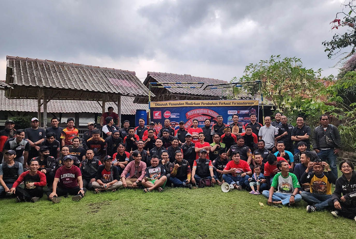 Komunitas Honda CS1 Gathering Nasional di Bandung, Bro Hikmat Kembali Jadi Ketua Umum Nasional HCST Indonesia