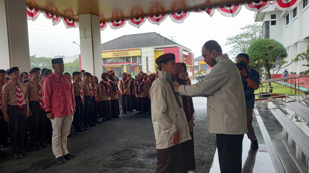 60 Anggota Pramuka Siap Harumkan Nama Kota Tasikmalaya di World Muslim Scouts Jamboree 2025
