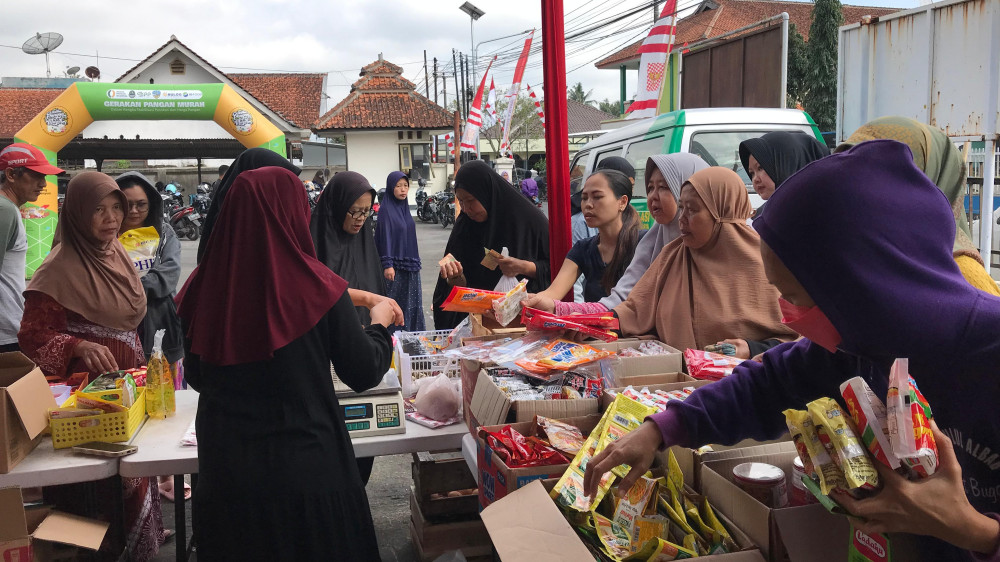 Gerakan Pangan Murah DKP3 Kota Tasikmalaya Sepi Pengunjung, Harga Masih Bersaing