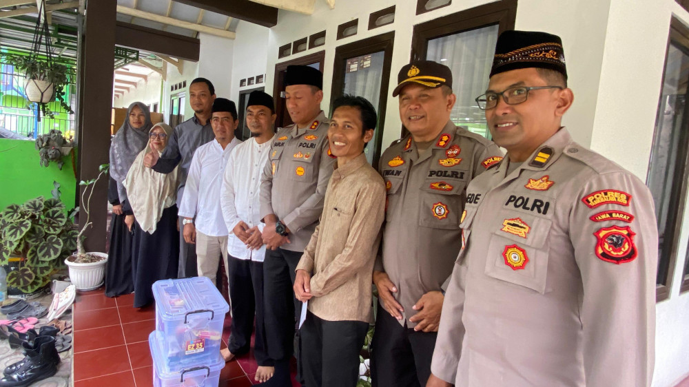 Pesantren Nashrul Haq Dukung Polres Tasikmalaya Kota Bangun Lingkungan Aman dan Damai