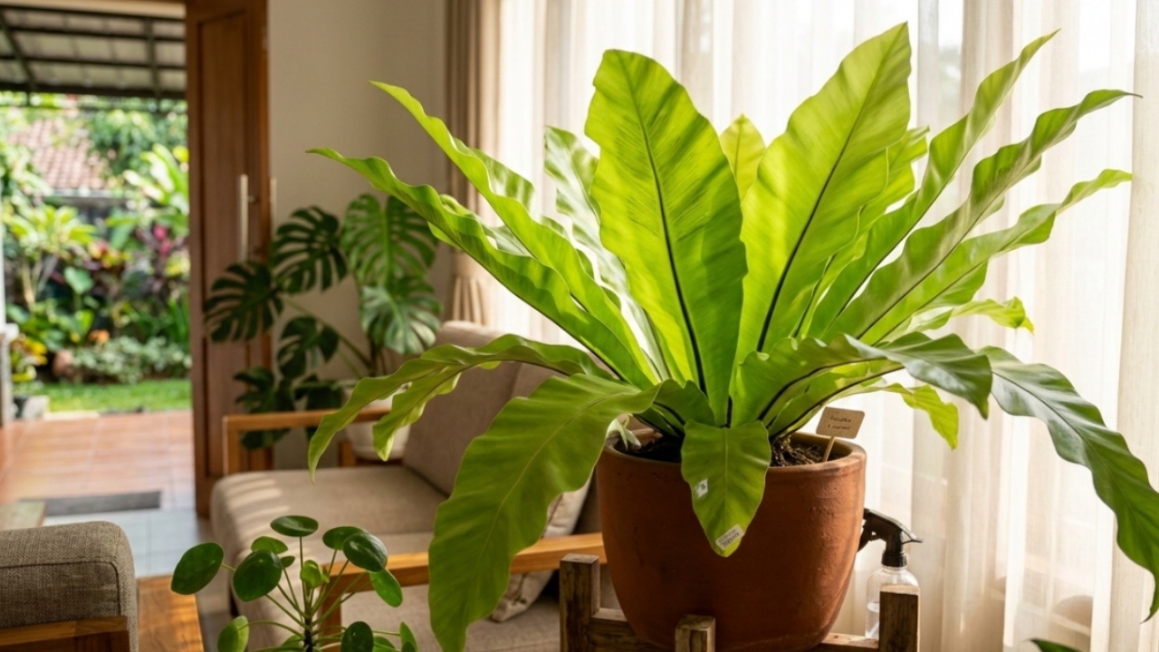 Kadaka, Si Pakis Sarang Burung yang Banyak Digemari Pecinta tanaman Tanaman Hias