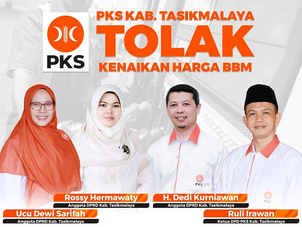 PKS Kabupaten Tasikmalaya Menuntut Pemerintah Membatalkan Kenaikan Harga BBM