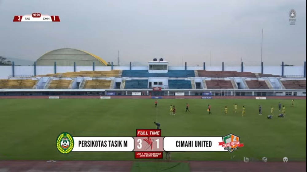 Gasak Cimahi United, Persikotas Kota Tasikmalaya Cetak Sejarah Tembus Final Liga 4
