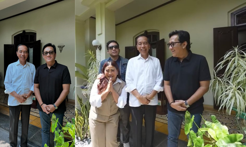 Andre Taulany, Desta, dan Boiyen Kunjungi Rumah Jokowi di Solo, Disambut dengan Ramah