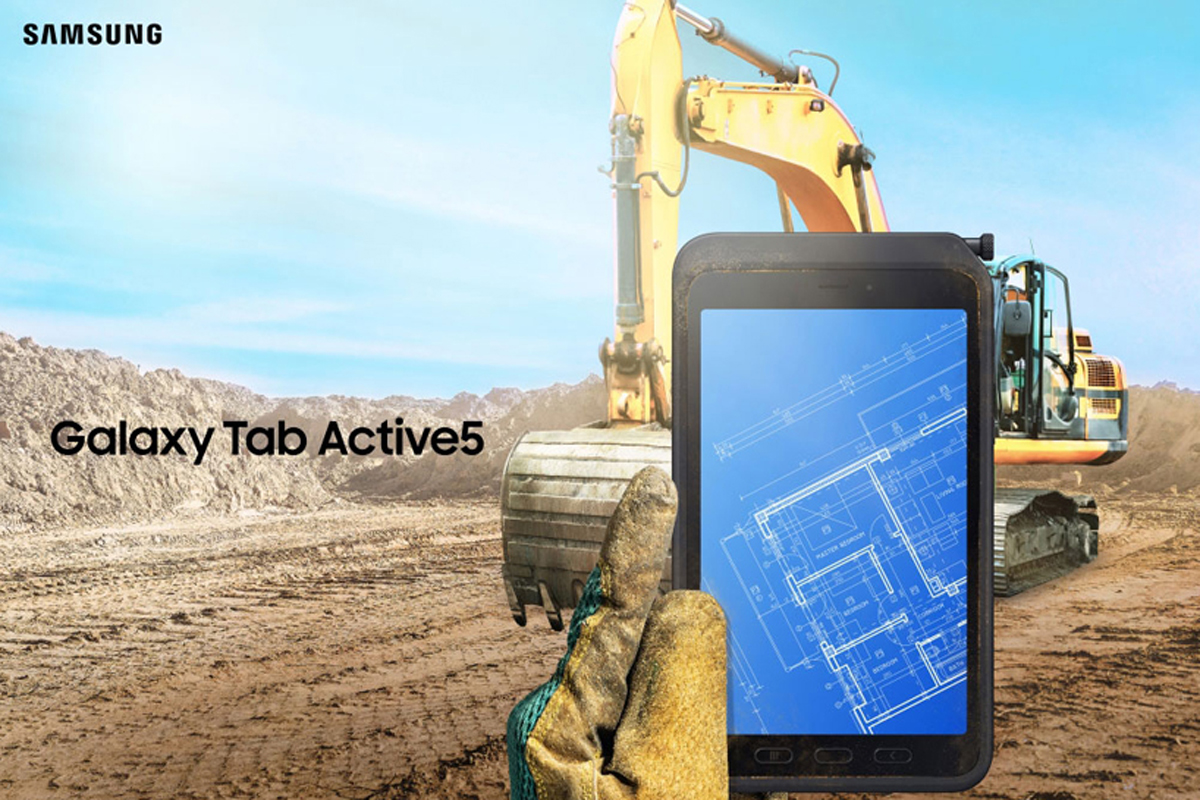 Galaxy Tab Active5 Tangguh dengan Koneksi 5G dan Wi-Fi 6, No Battery Mode, Harga Hanya Segini