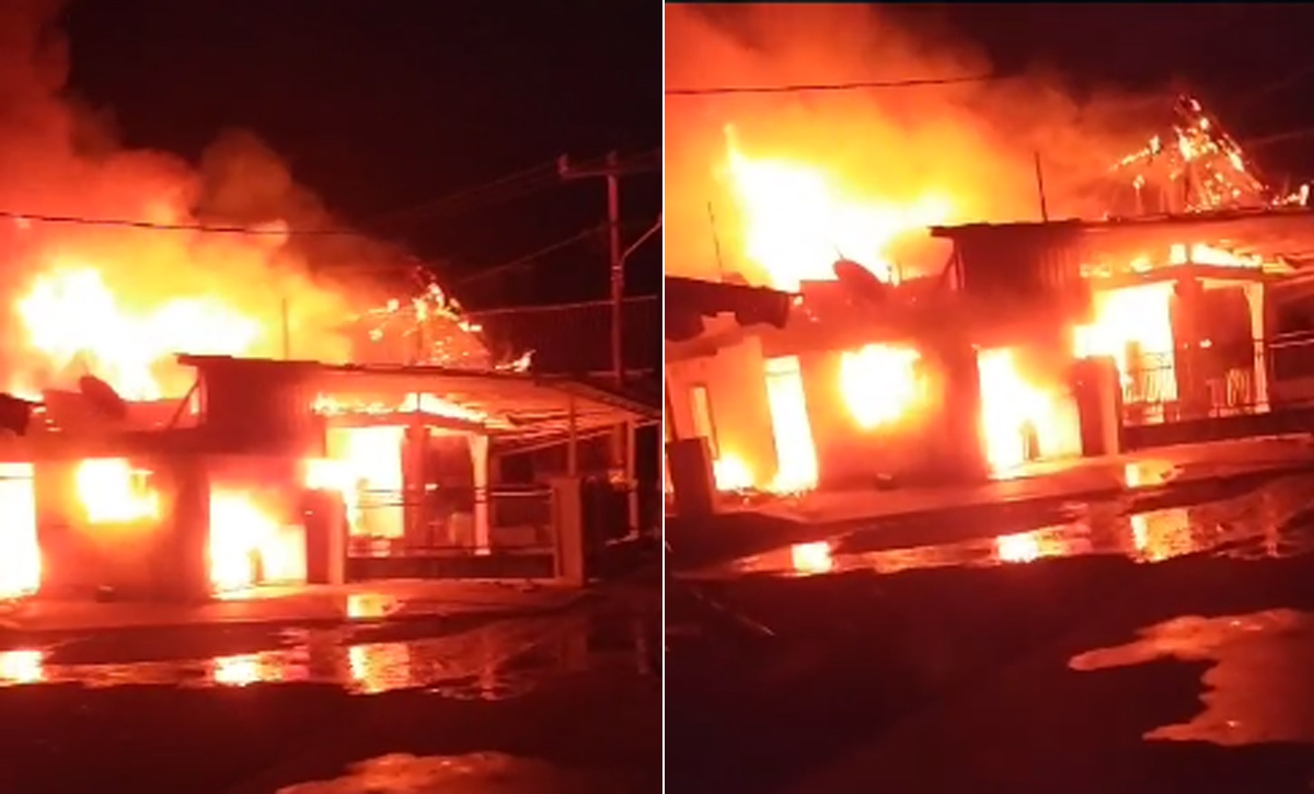 Kebakaran Rumah di Ciamis, 3 Motor Ikut Ludes, Kerugian Materil Ditaksir Kurang Lebih Rp500 Juta