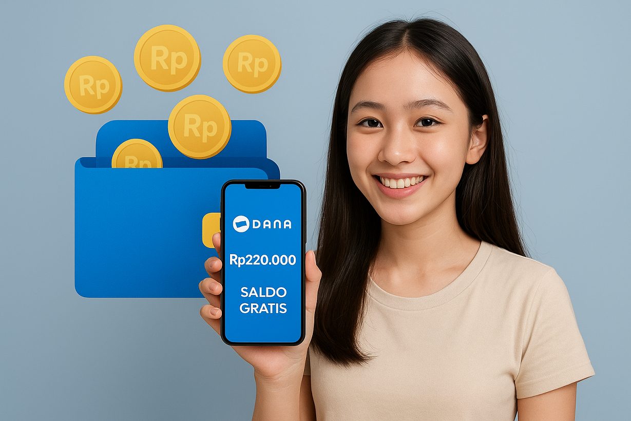 Cara Klaim Saldo DANA Kaget Gratis Langsung Cair Rp220.000