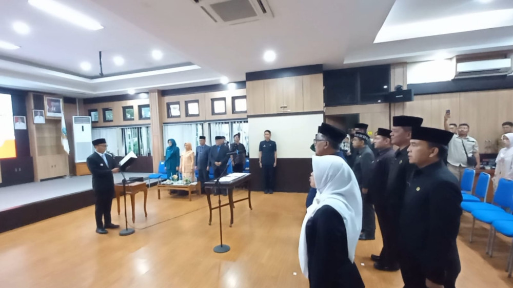Viman-Diky Rotasi Belasan Pejabat Eselon II Pemkot Tasikmalaya, ini Jabatan Barunya