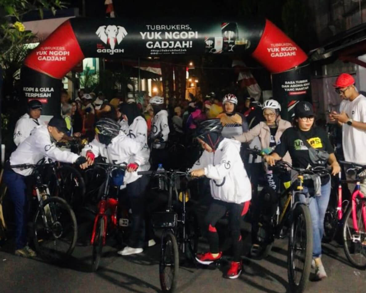 Nightride The Great 7ourney Meriahkan Ulang Tahun Horison Tasikmalaya, Diikuti Seluruh Komunitas Sepeda