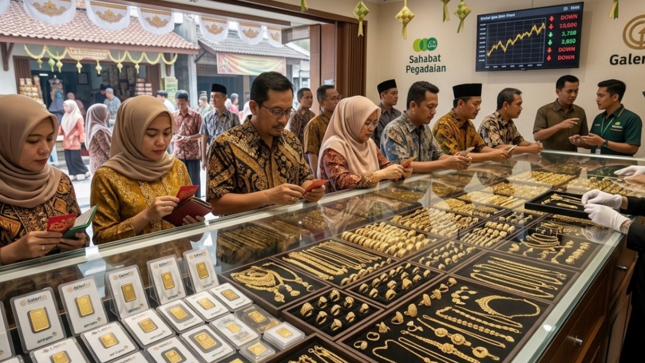 Harga Emas Turun Menjelang Lebaran 2026, Simak Daftar Lengkap Emas Antam hingga Perhiasan 24 Karat Hari Ini