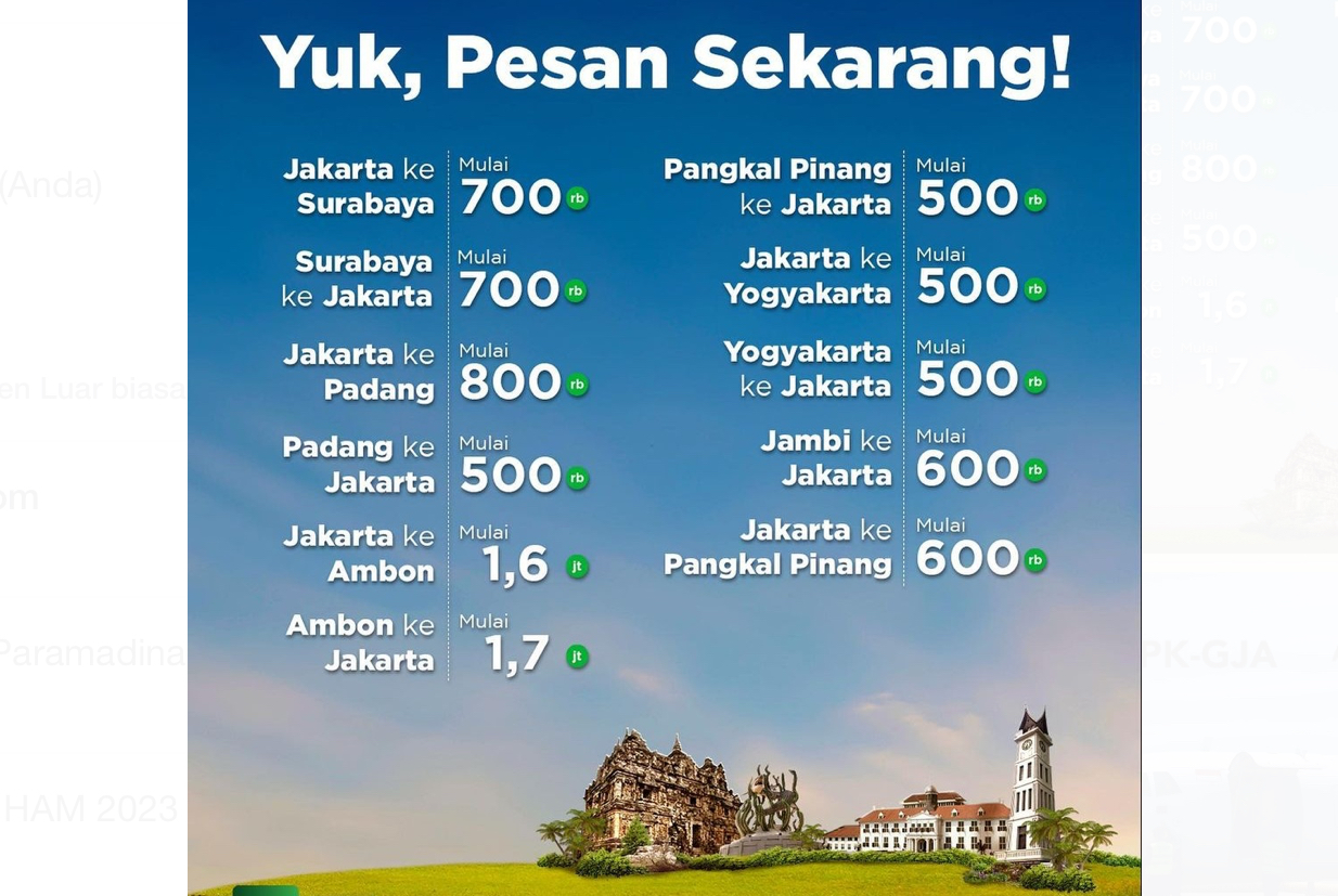 Gokil Harga Tiket Pesawat CitiLink Emang Murah, Penerbangan Rute Perjalanan Tasik-Jakarta Cuma Segini?