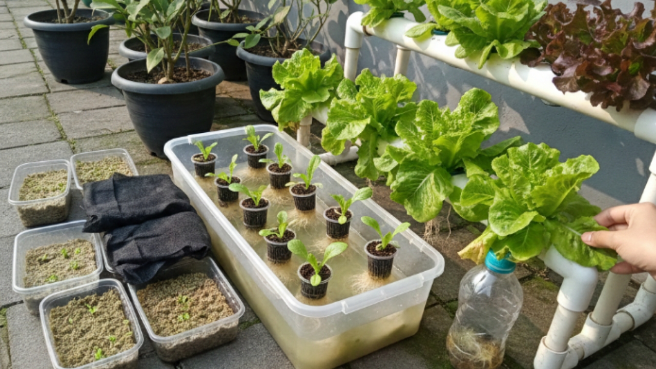 Tanam Selada Hidroponik Anti Gagal! Panduan Praktis dari Semai hingga Panen di Rumah